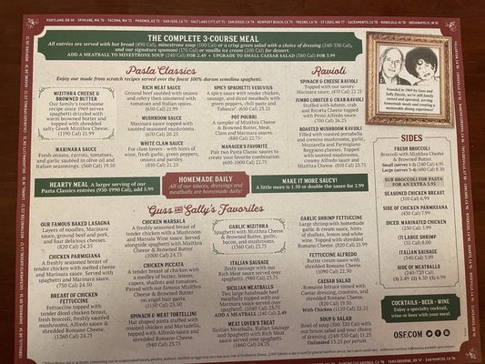 Menu photo 5 The Old Spaghetti Factory Duarte, CA Menu photo 5 The Old Spaghetti Factory Duarte, CA
