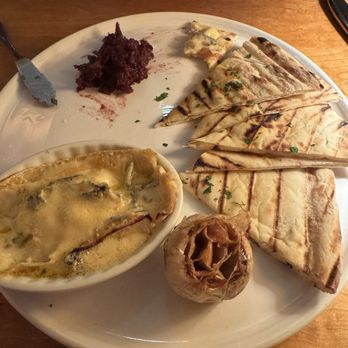 Zest Kitchen & Bar - Roasted garlic and cambozola cheese appetizer - Salad Near Me - Eugene, Oregon
