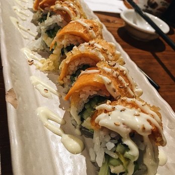 Sushi Mania - Creamy Yam Roll $7.95 - Japanese Near Me - Vancouver, British Columbia Sushi Mania - Creamy Yam Roll $7.95 - Japanese Near Me - Vancouver, British Columbia