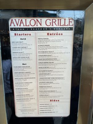 Menu photo 6 Avalon Grille Avalon, CA