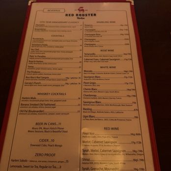 Red Rooster Harlem - Menu - American Near Me - New York, New York Red Rooster Harlem - Menu - American Near Me - New York, New York