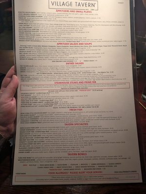 Menu photo 1 Village Tavern Scottsdale, AZ Menu photo 1 Village Tavern Scottsdale, AZ