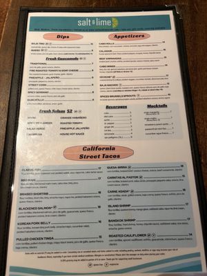 Menu photo 2 Salt & Lime Cabo Grill Raleigh, NC Menu photo 2 Salt & Lime Cabo Grill Raleigh, NC