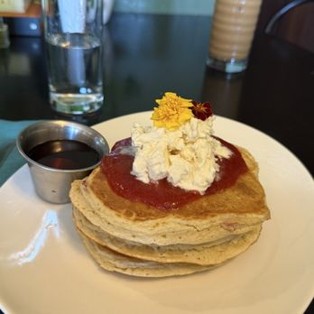 Spork Cafe & Catering - Strawberry rhubarb pancakes - Coffee & Tea Near Me - Suamico, Wisconsin Spork Cafe & Catering - Strawberry rhubarb pancakes - Coffee & Tea Near Me - Suamico, Wisconsin