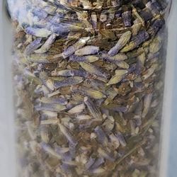 Starry Hill Farms - The lavender buds I picked up. Picture taken with flash on.