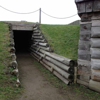 Fort Stanwix National Monument - Entrance to one of the four bombproofs under the four corner bastions of the fort. - Landmarks & Historical Buildings Near Me - Rome, New York Fort Stanwix National Monument - Entrance to one of the four bombproofs under the four corner bastions of the fort. - Landmarks & Historical Buildings Near Me - Rome, New York