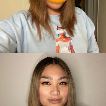 Oz a Salon - Before & after. Trim & color correction by @jeannielonghair. Sorry for the emoji, I looked busted that day - Hair Salons Near Me - San Jose, California Oz a Salon - Before & after. Trim & color correction by @jeannielonghair. Sorry for the emoji, I looked busted that day - Hair Salons Near Me - San Jose, California