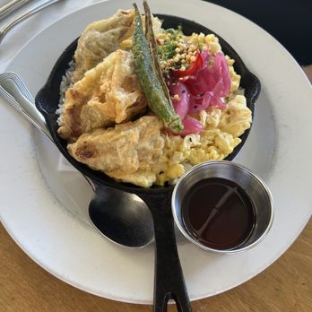Koko Head Cafe - Chicky and Eggs in a skillet. - Breakfast & Brunch Near Me - Honolulu, Hawaii Koko Head Cafe - Chicky and Eggs in a skillet. - Breakfast & Brunch Near Me - Honolulu, Hawaii