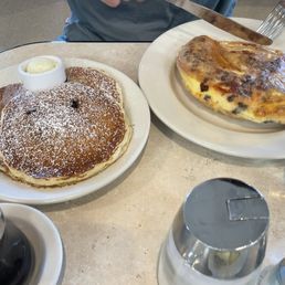 Blueberry pancakes Blueberry pancakes