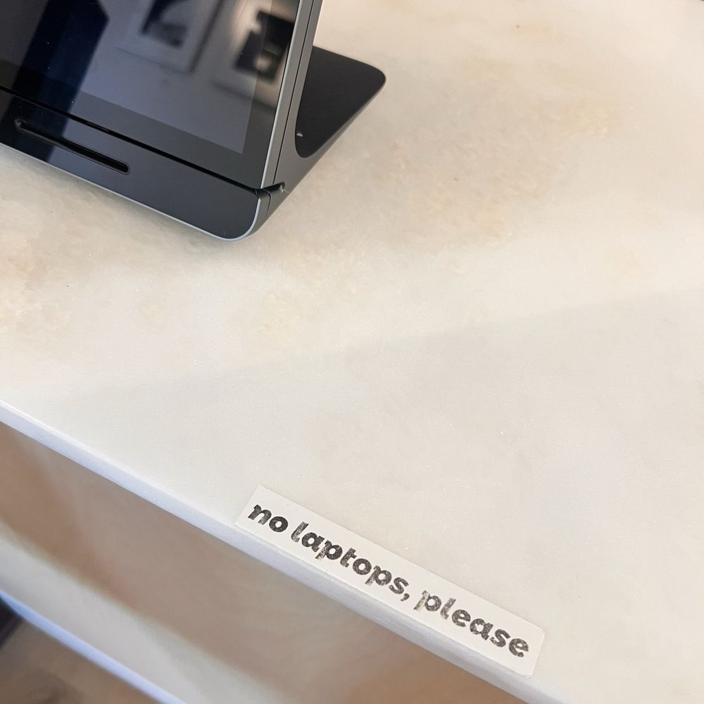 Warda - No laptop policy, noted by register - Coffee & Tea Near Me - Detroit, Michigan