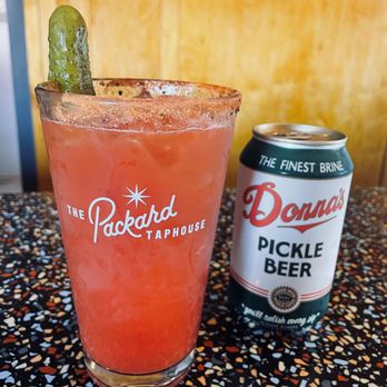 The Packard Taphouse - Michelada with pickle beer - Bars Near Me - Fort Wayne, Indiana The Packard Taphouse - Michelada with pickle beer - Bars Near Me - Fort Wayne, Indiana