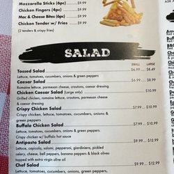 SaraBella Pizza - Menu