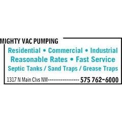 Slide of Mighty Vac Pumping Service