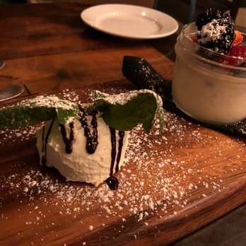 Farmer's Table - Italian dessert that comprised of a custard with berries. - New American Near Me - La Mesa, California Farmer's Table - Italian dessert that comprised of a custard with berries. - New American Near Me - La Mesa, California