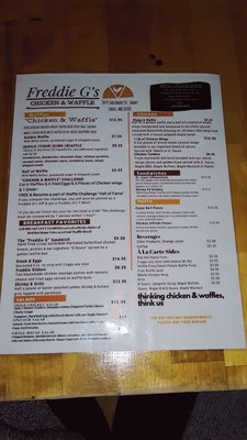 Menu photo 1 Freddie G's Chicken And Waffle St Louis, MO