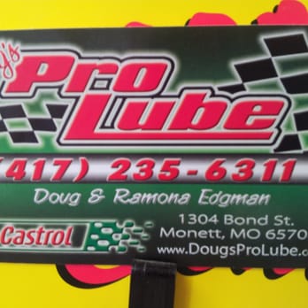 Doug's Pro Lube - Oil Change Stations Near Me - Monett, Missouri Doug's Pro Lube - Oil Change Stations Near Me - Monett, Missouri