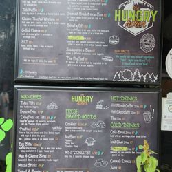 Hungry Hiker - Menu Aug 2026