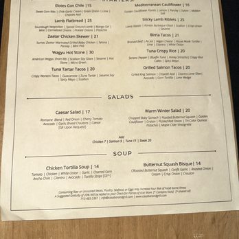 Casa Bar and Grill - Menu - Steakhouses Near Me - Bellaire, Texas