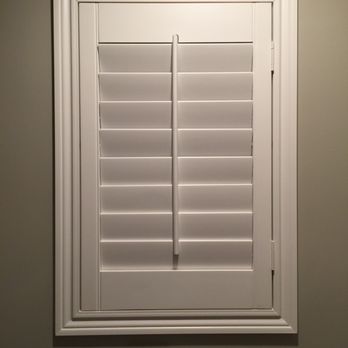AZ Window Covering - One window example of our white shutters - Shutters Near Me - Phoenix, Arizona
