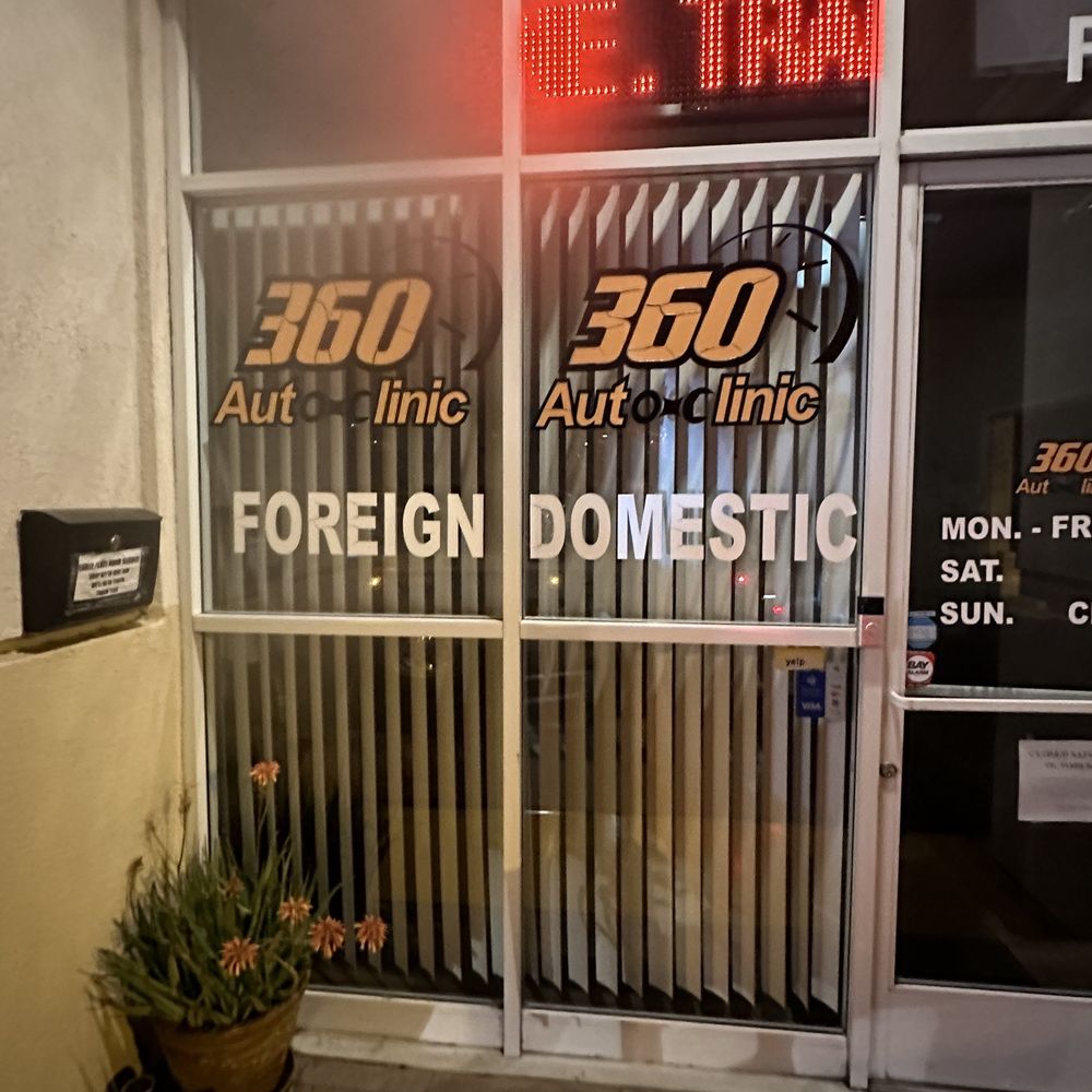 360 Auto Clinic - Front door - Auto Repair Near Me - Valencia, California