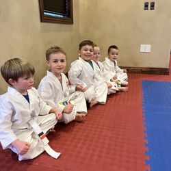 Ning Tae Kwon Do School - Our Tiny Tigers excited for class!