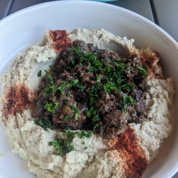 Tamra Grill Catering - Must get chicken liver hummus - Caterers Near Me