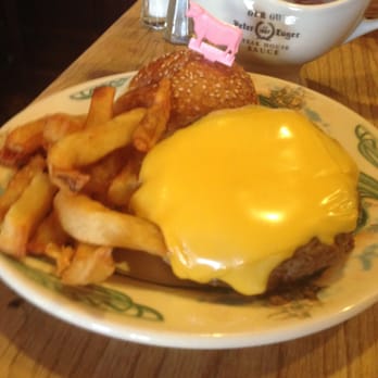Peter Luger - The legendary Peter Luger cheese burger - Steakhouses Near Me - Brooklyn, New York