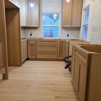 Old To Gold Hardwood Floors - After picture of our kitchen floor. - Flooring Near Me - Grand Rapids, Michigan Old To Gold Hardwood Floors - After picture of our kitchen floor. - Flooring Near Me - Grand Rapids, Michigan