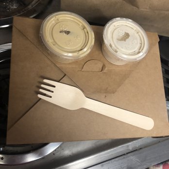 RawFresno - Full order and cutest wood fork - Vegan Near Me - Fresno, California RawFresno - Full order and cutest wood fork - Vegan Near Me - Fresno, California