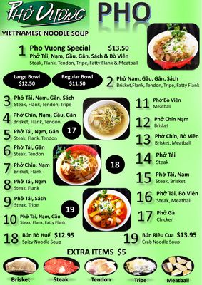 Menu photo 5 Pho Vuong Duncan, BC Menu photo 5 Pho Vuong Duncan, BC