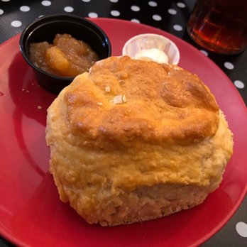 Trendy's - Biscuit with apricot jam - Breakfast & Brunch Near Me - Redding, California