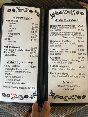 Menu photo 1 Therapy Coffee Cafe Westerly, RI
