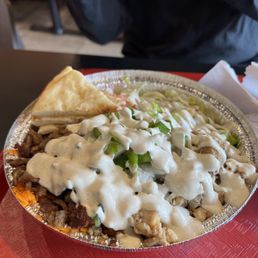 Chicken & Beef Gyro Platter Chicken & Beef Gyro Platter