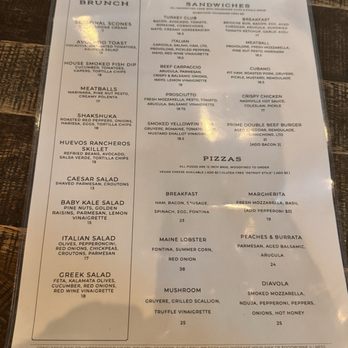 Grato - Food menu - Tuscan Near Me - West Palm Beach, Florida