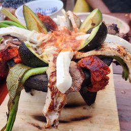 Combination molcajete. Enough for two! Combination molcajete. Enough for two!