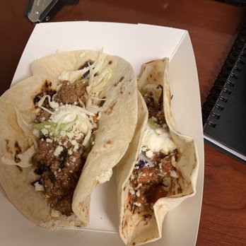 Cool Beans Taco Truck - Two beef taco - Food Trucks Near Me - Pittsburgh, Pennsylvania