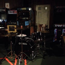 The Flashback Lounge - Some of the games (the instruments aren't usually piled in front there!)