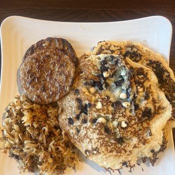 Walters Tavern - Blueberry White Chocolate Pancakes - New American Near Me - Lake Dallas, Texas Walters Tavern - Blueberry White Chocolate Pancakes - New American Near Me - Lake Dallas, Texas