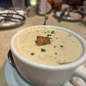 Lure Fish House - New England Clam Chowder - Bowl - Seafood Near Me - Porter Ranch, California Lure Fish House - New England Clam Chowder - Bowl - Seafood Near Me - Porter Ranch, California