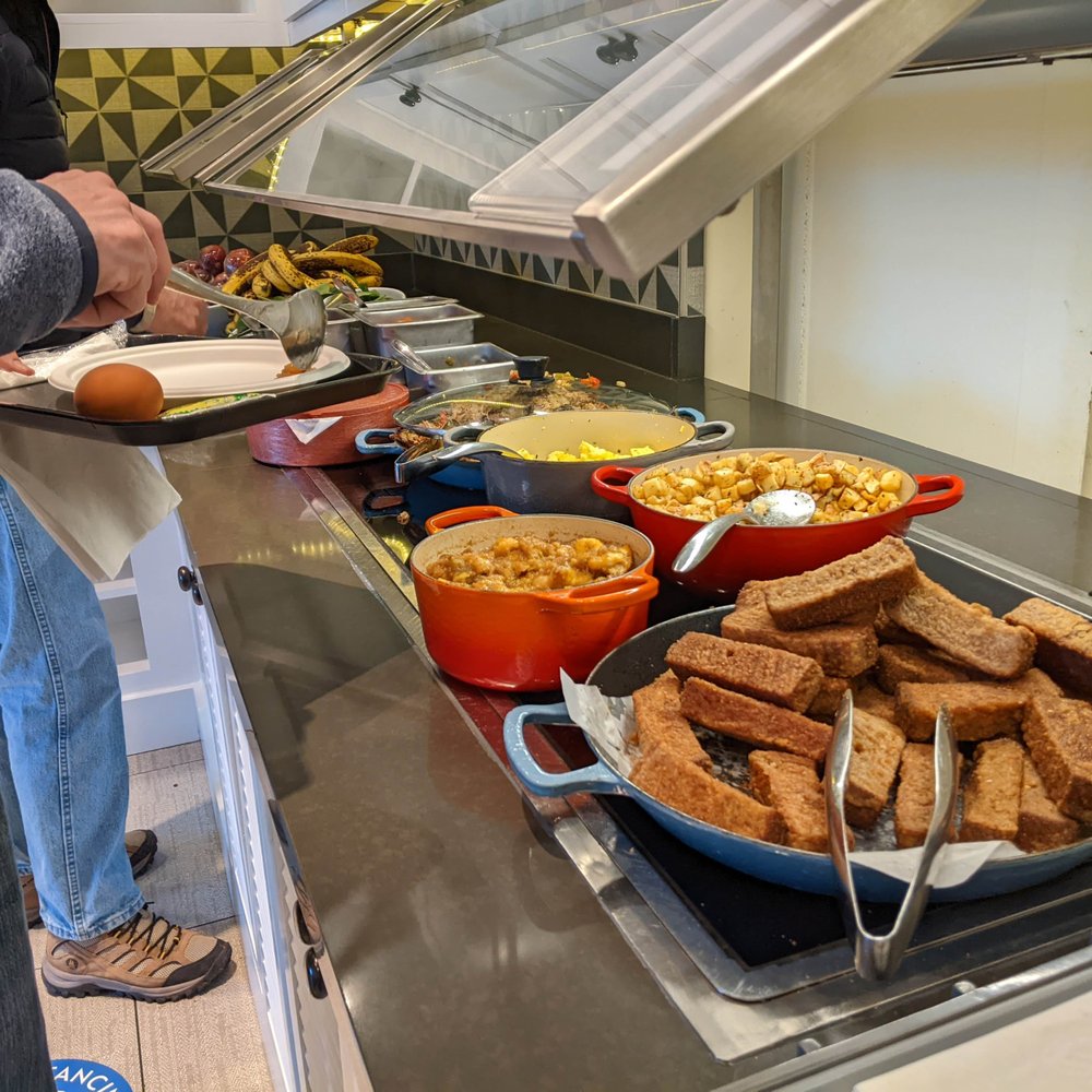 complimentary breakfast buffet