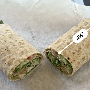 Anny's - Chicken Caesar Wrap - comes with small bag of chips. - Coffee & Tea Near Me - Beverly Hills, California