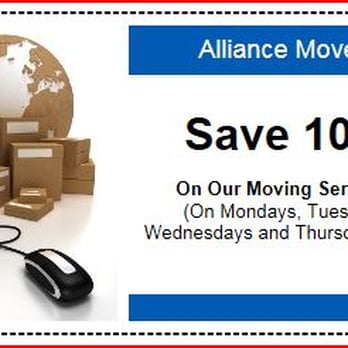 Alliance Movers - 10% Discount on Moving Services - Movers Near Me Alliance Movers - 10% Discount on Moving Services - Movers Near Me