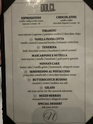 Menu photo 1 Nonna Westlake Village, CA