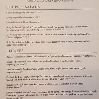 Bleuroot - Menu. (7/22/17) - New American Near Me - West Dundee, Illinois