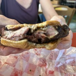Smokin’ Dick’s Barbecue - Rib sandwich
