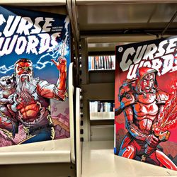 Woodward Park Regional Library - Looking forward to giving this series of graphic novels a go. (An aggressive twist on the fantasy genre's tropes.)