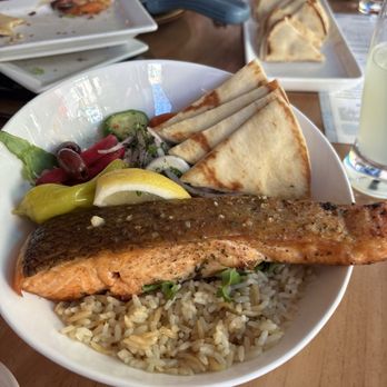Greek Bistro - Salmon Bowl - Greek Near Me - Glendale, California Greek Bistro - Salmon Bowl - Greek Near Me - Glendale, California