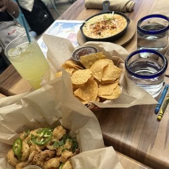 Blue Plate Taco - Queso Fundido and Calamari Fritto - Tacos Near Me - Santa Monica, California Blue Plate Taco - Queso Fundido and Calamari Fritto - Tacos Near Me - Santa Monica, California
