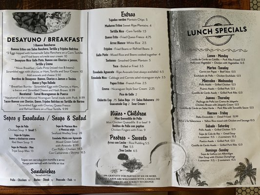 Menu photo 2 Jose's Key West Latin Restaurant Key West, FL Menu photo 2 Jose's Key West Latin Restaurant Key West, FL