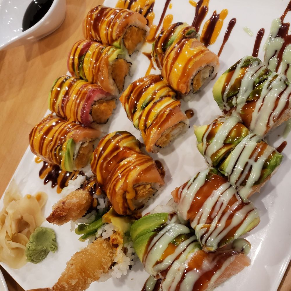 Sushi Kingdom Memphis - Memphis roll, MT Fuji roll and Dynamite roll - Sushi Bars Near Me - Memphis, Tennessee Sushi Kingdom Memphis - Memphis roll, MT Fuji roll and Dynamite roll - Sushi Bars Near Me - Memphis, Tennessee